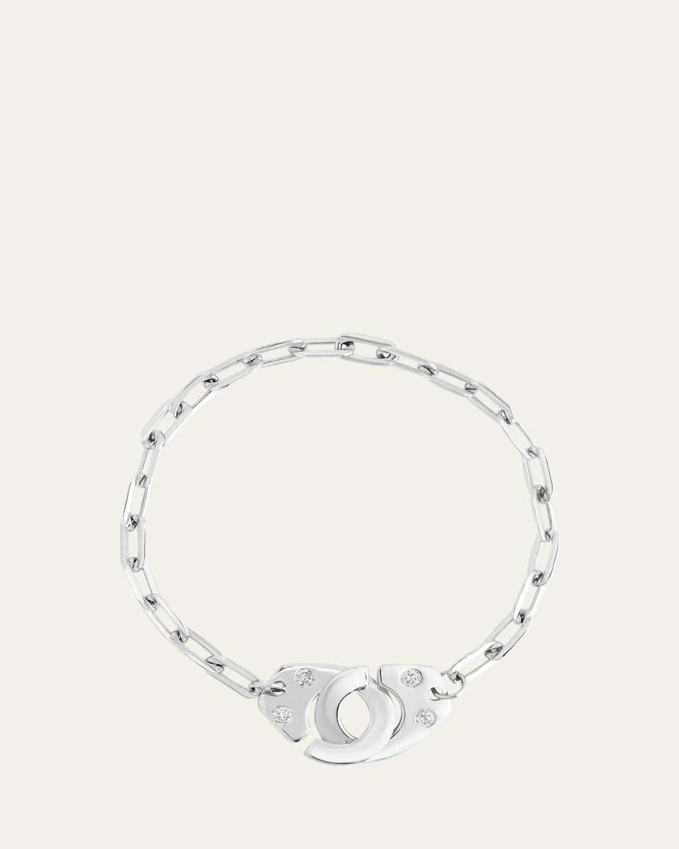 XL Partners in Crime Handcuff Bracelet with Diamonds